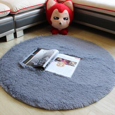 Fergus - Thick Round Area Rug - Veooy