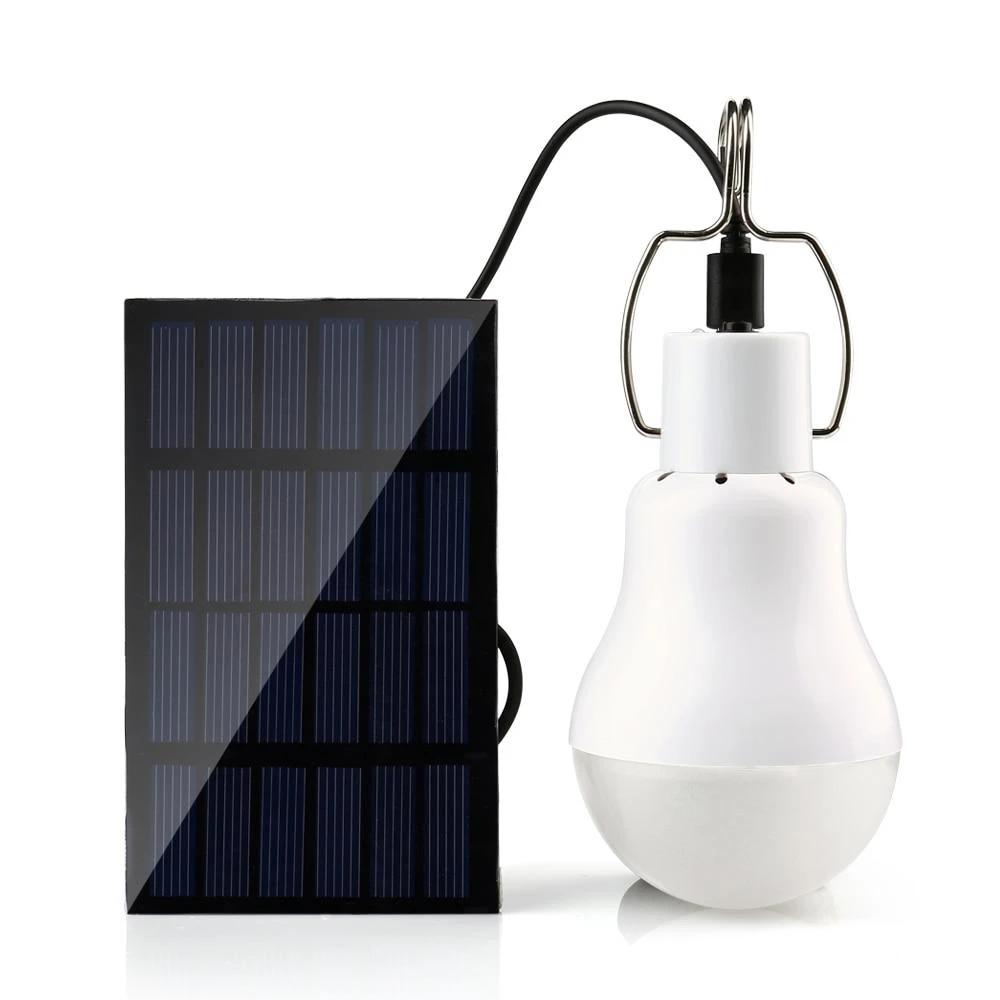 Portable Outdoor Solar Power LED Light Bulb