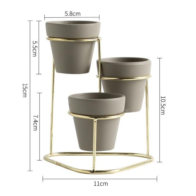 Temprince - 3 Level Planter & Stand