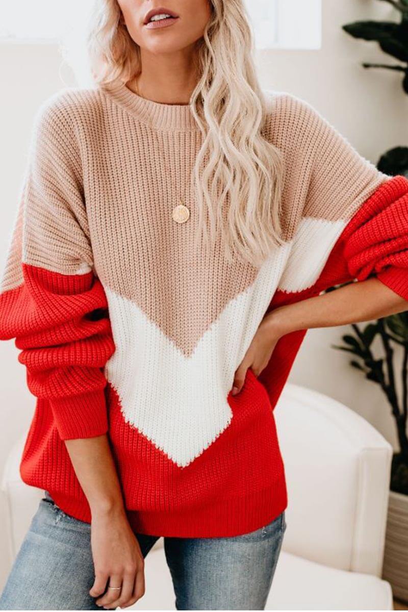Comfy Loose Stitching Sweater(2 Colors) 💖