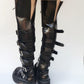 Custom Made Super Cool Punk Over Knee High Boots SP167713 - Veooy