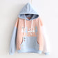 Cute Kawaii Cat Embroidery Hoodie Pullover SP1710563 - Veooy
